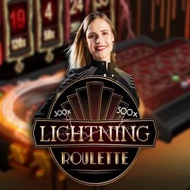 Live Casino logo of Lightning Roulette from Evolution at Ritzo Casino