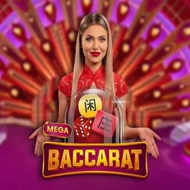 Mega Baccarat logo by Pragmatic Play at Ritzo Casino
