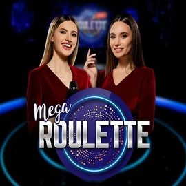 Mega Roulette online game logo by Pragmatic Play on ritzocasino-ca.com
